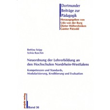 Neuordnung der Lehrerbildung an den Hochschulen Nordrhein-Westfalens